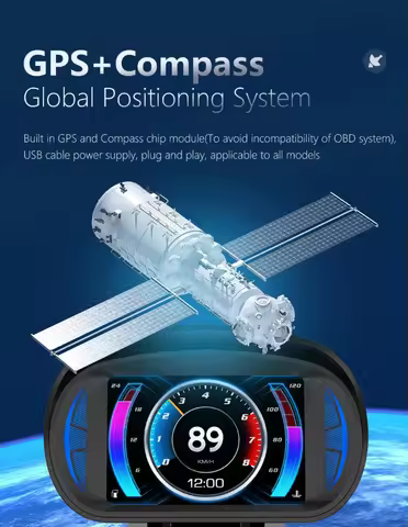 For Brilliance H220 H230 C3 E5 H3 H320 H330 H530 FRV FSV V3 V5 V6 V7 Car OBD2 USB GPS HUD Head Up Di