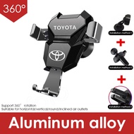 Giá Đỡ Điện Thoại Trên Ô Tô Điều Hướng Cửa Thoát Khí Bằng Hợp Kim Nhôm Cho Toyota Wigo Corolla Vios