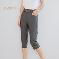 Eyouth 10128 Women Urban Ease Cropped Pants