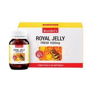 KORDEL'S ROYAL JELLY FRESH 1020 MG ( 3 BOTTLES x 30 SOFTGELS)