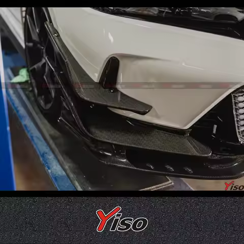 Suitable for Civic FL5 TypeR front bumper spoiler fin air knife air outlet blade Modified FL5 Seibon