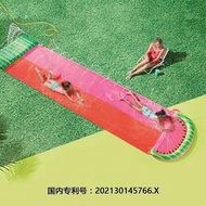【現貨】兒童 充氣 滑水道 戶外 滑水墊 雙人游泳池 滑水玩具