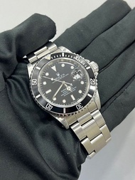 ROLEX 16610 停產黑十 二手淨錶
