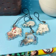 GANTUNGAN Clear Acrylic Hololive Keychain - Gawr Gura Keychain - Ganci Hoshimachi Suisei Shirakami F