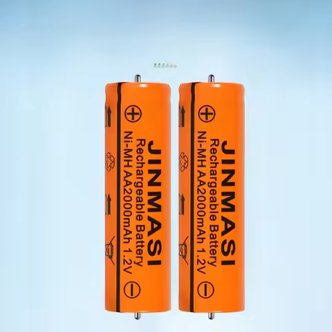 2PCS 1.2V 2000mAh AA600 Replacement Accessories for Braun Shaver Batteries S3 Series 320S-4 340S-3 3