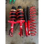 Honda Jazz GE8 RS Showa Tuning Sport Absorber with Spring Original Halfcut Japan Mugen Modulo GE GE6