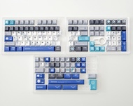 ปุ่มพิมพ์แบบไม่ใช่กลไก Angel Keycaps PBT หัวแม่เหล็ก F99 F87gn Blue ความสูงของปุ่มพิมพ์แบบห้าด้าน