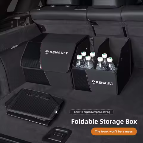 Folding Car Trunk Organizer Box Storage Bag Tools Tidying For Renault Fluence Megane Kangoo Kadjar L