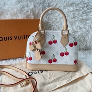 LV alma bb 村上隆櫻桃系列 白色