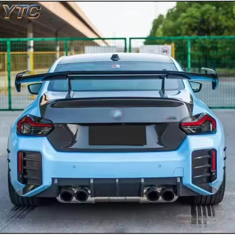 Universal Carbon Fiber Rear Spoiler for BMW 2 Series M2 (G87, F87, F22) β Compatible with BMW Sedans