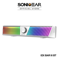 SonicGear IOX Bar 3 Stereo Bluetooth SoundBar | LED Light Effects | 10 Watts RMS