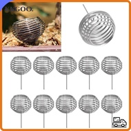 KKGOO 10pcs Bonsai Baskets, Stainless Steel With Spikes Gardening Fertilization Baskets, Portable Au