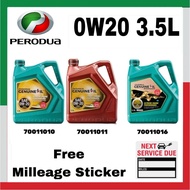 Perodua SAE 0W20 Fully Synthetic Engine Oil (3.5 Liter)