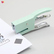 RX Heavy Duty Metal Stapler Handy Binding Supplies 16 Sheets Capacity Plier Stapler Candy Color No Staples Clip Office