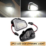 2PCS For Volkswagen VW Passat B7 Alltrack Variant 3C B7 EOS CC Scirocco Jetta LED Puddle Light Bulb 