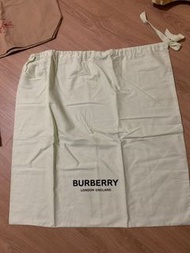 Burberry dust bags for big bags and backpack 27”*27” 吋