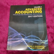 ☜♕▪ADVANCED ACCOUNTING Volume 1 2017 Edition (Guerrero, Peralta)