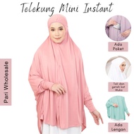 Telekung Mini Khimar Instant/ Telekung Travel/ Poket Berzip/ Telekung Umrah Travel