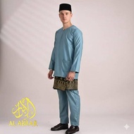 Baju melayu johor Baju melayu Teluk belengga kain cotton premium Ready stock