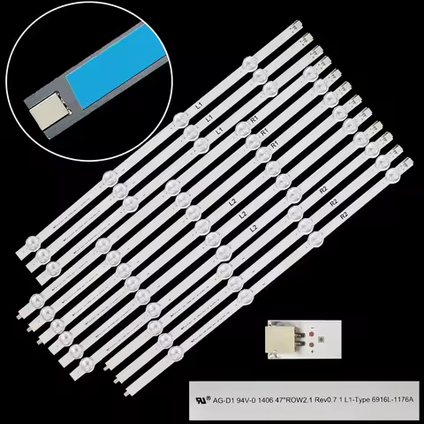 LED BackLight Strip For 47LM8600 47LN541C 47LN5400 47LN5403 47LN540U 47LA615V-ZB 6916L-1259A 6916L-1