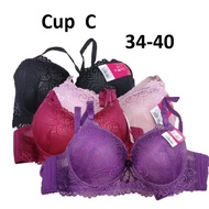 Cup C-Iron Underwear Big Size Full Cup C/Wired Bra Cup C Full Cup (Size 34-40)