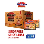 Mie Sedaap Mie Instan Singapore Spicy Laksa 83g ( 1 dus isi 40 bungkus )1 Dus Mie Sedap Singapore Sp