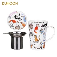 Dunoon bone china cups with lids mugs black tea cups imported cups office ceramic water cups make te