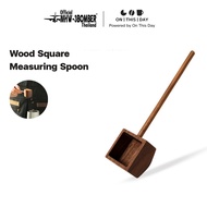MHW-3BOMBER Wood Square Measuring Spoon Tea And Coffee Scoop Size 8 g.