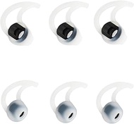 CYADCI Large Earbud Tips 3 Pairs Soft and Comfortable Silicone Earbud Tips Noise Isolation Tips Whit