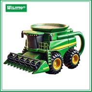 Truck Coffee Mug Semi-trailer Shaped Coffee Cup Handcrafted Tractor Coffee Mug 11oz Vintage Semi-tra