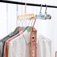 New Fashion Multi-function Clothes Magic Hanger Save Space Folding Wardrobe Drying Cloth Holder 9 ho