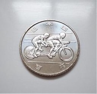 2020 年 日本 国 令和2年 百円  奧運 自行車 紀念幣 100元 Yen 錢幣