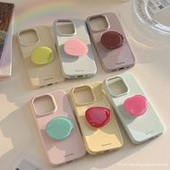 Casing iPhone 17Promax Crystal Stand Phone Case Multi-Color Set 6 Colors Pink/Blue/Purple/Yellow for