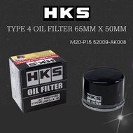 HKS Type 4 Oil Filter 65mm x 50mm M20-P1.5 52009-AK008