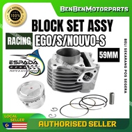 YAMAHA EGO NOUVO S / EGO S RACING BLOCK BLOK CYLINDER RACING 59MM ORIGINAL ESPADA