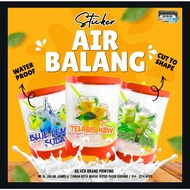 STICKER AIR BALANG VIRAL BAZAAR RAMADHAN KALIS AIR WATERPROOF STICKER AIR BALANG