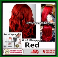 Beauty Red Permanent Hair Color Set - 0.45 Bhappy
