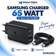 Samsung 65 Watt Fast Charging Type C Charger 3-In-1Original