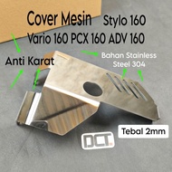 MESIN Engine Cover Engine Protector Engine Cover Pcx 160 Vario 160 Adv 160 Thick Stainless Steel Material Engine Guard Pcx 160 Vario 160 Adv 160