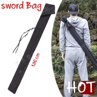 JAPAN ถุงผ้าไส่ดาบซามูไร กระเป๋าเก็บดาบ ถุงเก็บดาบ มีสายสะพายปรับความยาวได้ ( ความยาว 130 ซม. ) ปิดป