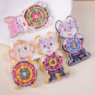 Creative Funny Cartoon Animals Rolling Balls Game / Kid Finger Training 3D Puzzle Maze Toy Game / Co