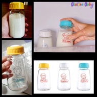 Little Baby Breast Milk Glass Bottle/Little Baby Glass Bottle Cap/150ml Breast Milk Storage Glass Bottle