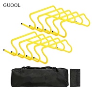 GUOOL Detachable Agility Hurdle Multi Part Set Kids Agility Hurdle Portable for