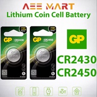 Original GP CR2450 / CR2430 Lithium 3V Battery | 1pc