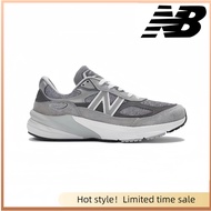 ลดโปรโมชั่นต่ำสุด New Balance NB 990 V6 รองเท้าผ้าใบวิ่งแบบยูนิเซ็กซ์ รองเท้าลำลอง W990GL6