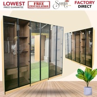 [SIAP PASANG]Suria-Wardrobe 6 Doors/Almari Baju