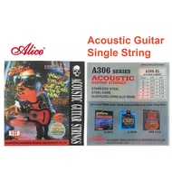 ALICE ( .010 ~ .047) Acoustic Guitar SINGLE String Acoustic (Tali Gitar Akustik, Gitar Kecil, Accessories Set Murah )