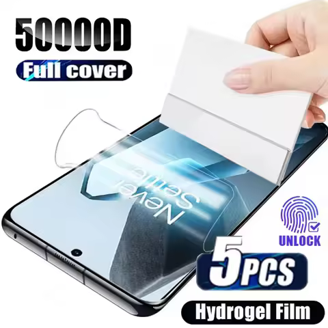 5PCS Soft Hydrogle Film For Oneplus 15 13 12 11 10 9 Pro 13R 12R 11R 10R 10T 8T Screen Protector For
