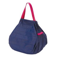 日本 Shupatto 深藍色尼龍布 MARNA 可摺疊 手挽袋