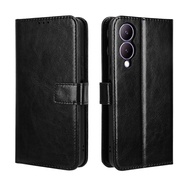 Flip Case For Vivo Y17S Case PU Leather Wallet Stand Phone Case For Vivo Y17S Y 17S Casing Cover